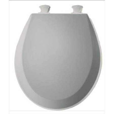 CHURCH SEAT Church Seat 500EC 062 14.375 in.W Lift-Off Round Closed Front Toilet Seat in Ice Grey 500EC 062